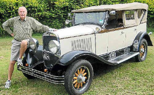 Bruce James with the restored Chrysler, taken a few weeks ago on Bribie Island. Bruce James with the restored Chrysler, taken a few weeks ago on Bribie Island.